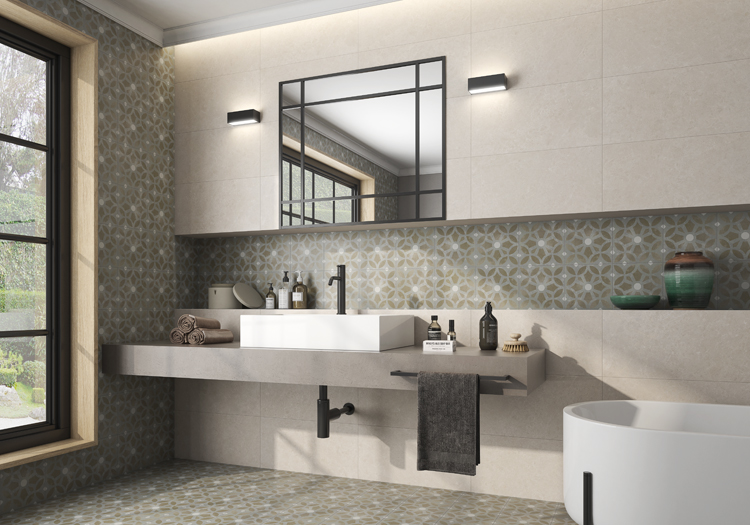 Bathroom flooring Tiles