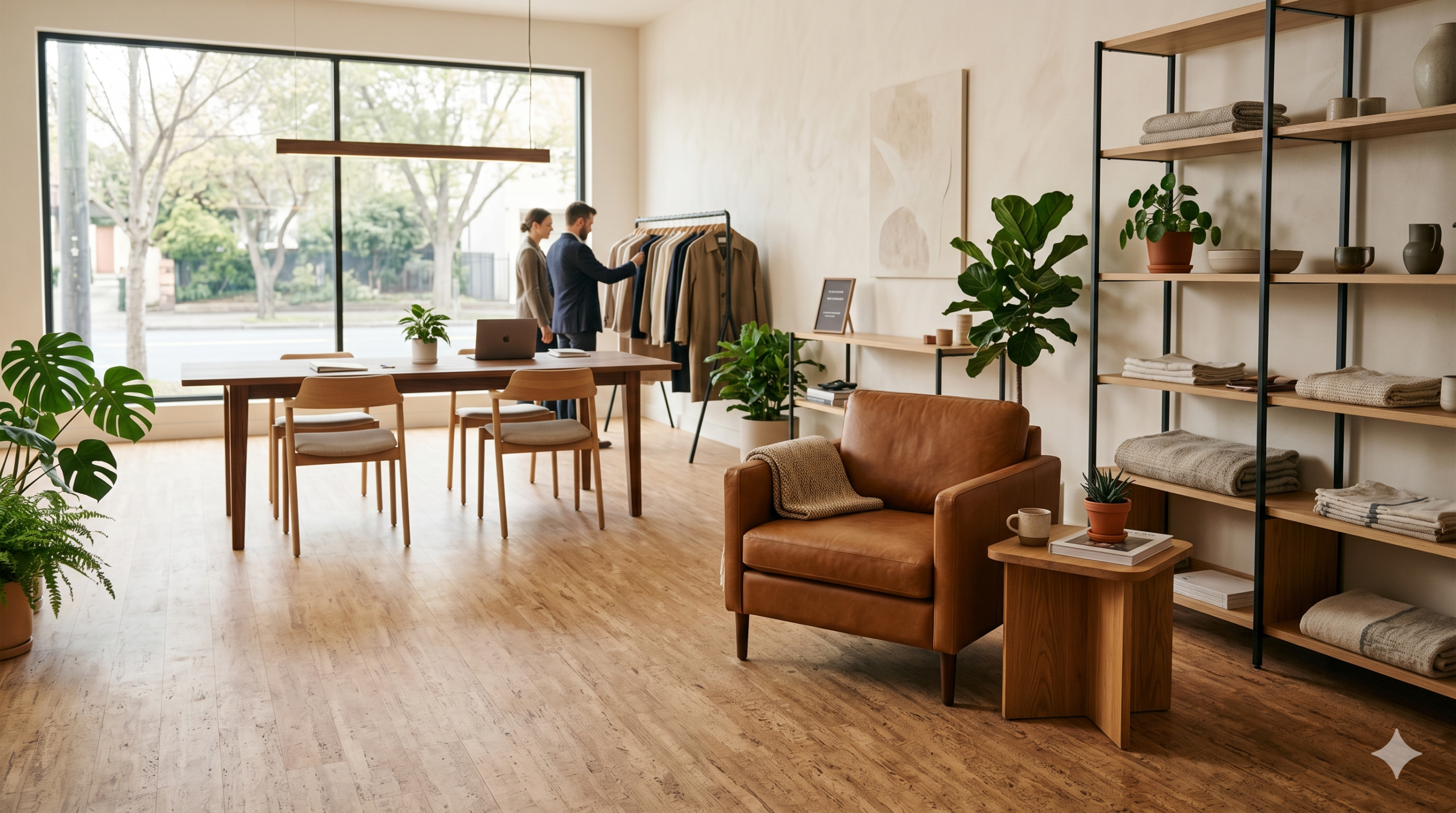 Cork Flooring Boutique commercial spaces